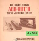 Bausch & Lamb-Bausch & Lamb Contour Measuring Projector, Cat. D-27, Facts & Features Manual-General-01
